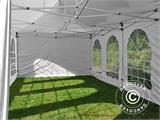 Tenda Dobrável FleXtents PRO Vintage Style 4x8m Branco, incl. 6 paredes laterais