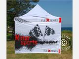 Prekybinė palapinė FleXtents Xtreme 50 Racing 3x3m, Riboto tiražo