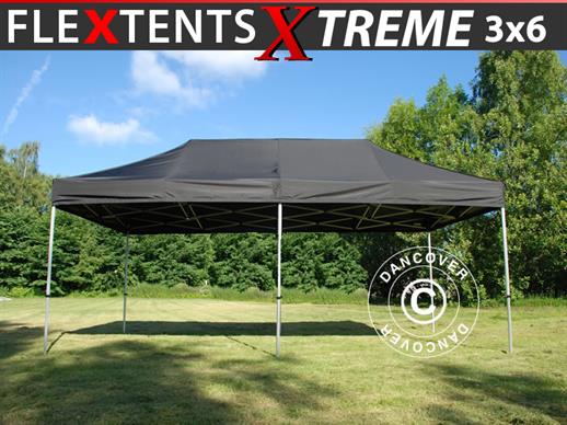 Tente Pliante FleXtents Xtreme 3x6m Noir