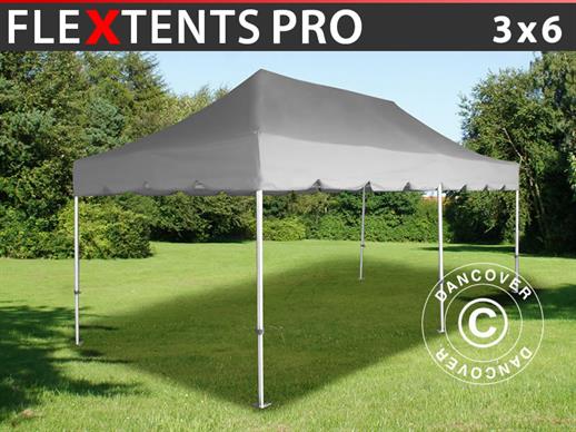 Vouwtent/Easy up tent FleXtents PRO "Peaked" 3x6m Latte