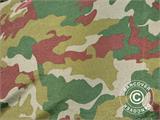Foldetelt FleXtents PRO 4x6m Camouflage/Militær, inkl. 8 sider