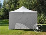 Prekybinė palapinė FleXtents PRO 4x6m Balta, įsk. 8 šonines sienas