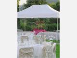 Gazebo pieghevole FleXtents PRO 4x6m Bianco, inclusi 8 fianchi