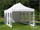 Tente pliante FleXtents Basic v.3, 3x6m Blanc, avec 4 cotés