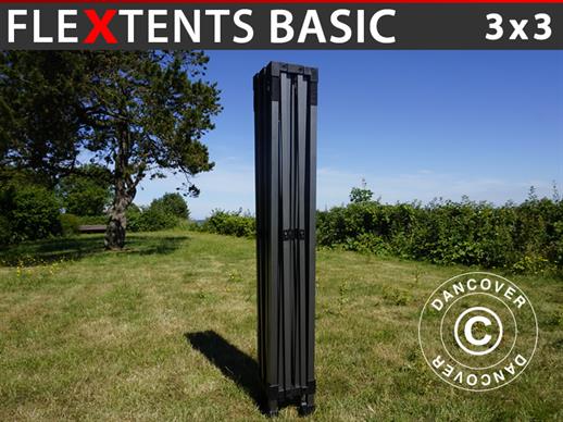 Stålramme til quick-up teltet FleXtents Basic v.2 og v.3 3x3m, 32mm