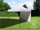 Carpa plegable FleXtents Basic v.3, 3x3m Blanco, Incl. 4 lados