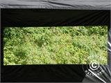 Tente pliante FleXtents Basic v.3, 3x3m Noir, avec 4 cotés