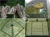 Gazebo pieghevole FleXtents PRO Steel 3x3m Camouflage, inclusi 4 fianchi