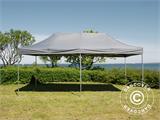 Tente pliante FleXtents PRO Steel 3x6m Gris, avec 6 cotés