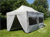 Pop up aiatelk FleXtents PRO Steel 3x6m Hõbedane, kaasas 6 külgseinad