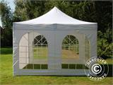 Vouwtent FleXtents PRO Steel Vintage Style 4x4m Wit, inkl. 4 Zijwanden Vouwtent FleXtents PRO Steel Vintage Style 4x4m Wit, inkl. 4 Zijwanden