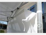 Tente pliante FleXtents PRO Steel 3x6m Blanc, avec 6 cotés