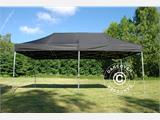 Vouwtent/Easy up tent FleXtents PRO Steel 3x6m Zwart