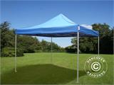 Tente pliante FleXtents PRO Steel 4x4m Bleu, avec 4 cotés