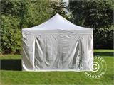 Tente pliante FleXtents PRO Steel 4x6m Blanc, avec 8 cotés