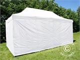 Namiot ekspresowy FleXtents® Basic v.3, namiot medyczny i ratunkowy, 3x6m, biały, w tym 6 ściany boczne