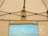 Gazebo pieghevole FleXtents® PRO 2x2m, PVC, Tenda da lavoro, Ritardante di fiamma, incluse 4 pareti laterali