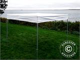 Pop up paviljong FleXtents® PRO Exhibition med sidoväggar, 3x3m, Vit, Flamsäkert