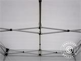 Carpa plegable FleXtents® PRO Exhibition con muros laterales, 3x3m, Blanco, Ignífugo