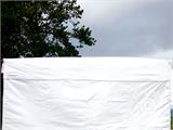 Pop up paviljong FleXtents® PRO Exhibition med sidoväggar, 3x3m, Vit, Flamsäkert