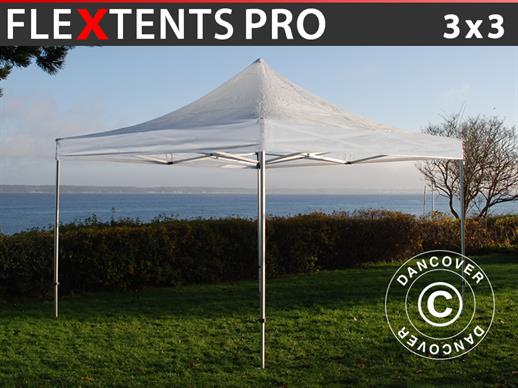Vouwtent/Easy up tent FleXtenten PRO 3x3m Doorzichtig