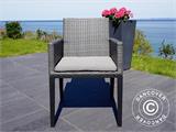 Cushion covers for Garden Chair Miami, 8 pcs, Grey