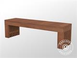 Banc en bois, 1,6x0,42x0,45m, Brun