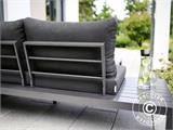 Garten Lounge-Set Cordoba, 2,5x2,5x0,74m, Eisengrau/Grau