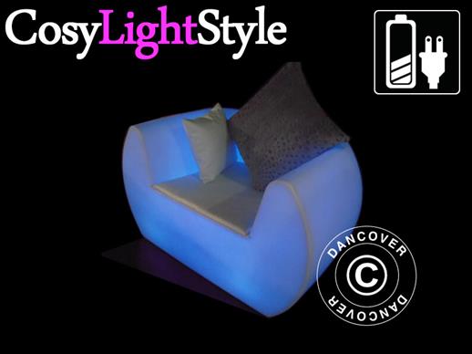 LED Salonska fotelja 117x88x68cm