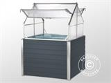 Mini Greenhouse 1.2x1.2x1.69 m, 1.44 m², Anthracite