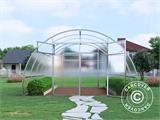 Broeikas polycarbonaat, Strong NOVA 16m², 4x4m, Zilver