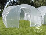 Polytunnel Drivhus 3x8x2m, 24m², Transparent