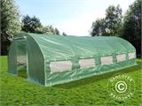 Serre Tunnel 4x6,6x2m, 26,4m², Vert