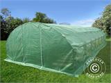 Polytunnel Drivhus 4x10,6x2m, 42,4m², Grønn