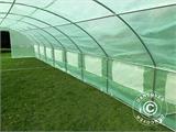 Polytunnel Greenhouse 4x10.6x2 m, 42.4 m², Green