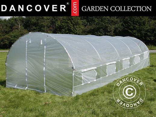 Polytunnel Kasvuhoone 4x10,6x2m, 42,4m², Selge