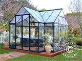 Orangerie de policarbonato VICTORY, 10,41m², Palram/Canopia, 3,66x3,05x2,69m, Cinza