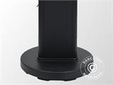 Patio Heater Q-Tower 2000 RCD w/RC, 2000 W, Black