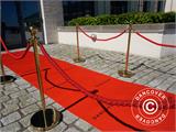 Tapete de alfombra roja, 2x6m, 400g 