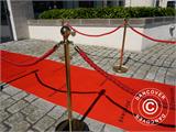 Red carpet runner, 1,25x8 m, 400 g