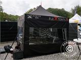 Pop up gazebo FleXtents PRO with full digital print, 4x4 m