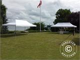 Pop up gazebo FleXtents PRO 3x6 m White, incl. 6 sidewalls