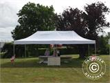 Pop up gazebo FleXtents PRO 4x12 m White, incl. sidewalls