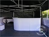 Pop up gazebo FleXtents PRO 4x4 m Black, Flame retardant