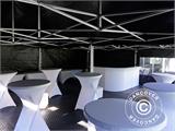 Pop up gazebo FleXtents Xtreme 50 4x4 m Black, incl. 4 sidewalls