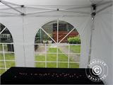 Pop up gazebo FleXtents Steel 3x6 m White, incl. 4 sidewalls