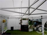 Tente pliante FleXtents Xtreme 50 Vintage Style 4x8m Blanc, avec 6 cotés