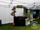 Pop up gazebo FleXtents Xtreme 50 Vintage Style 4x6 m White, incl. 8 sidewalls