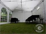 Carpa plegable FleXtents Steel 4x8m Blanco, Incl. 4 lados