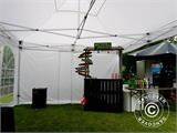 Pop up gazebo FleXtents Steel 4x6 m White, incl. 4 sidewalls